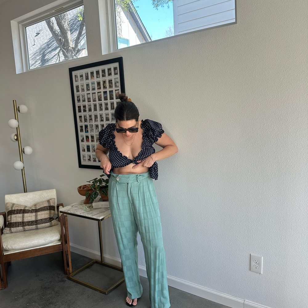 Stylish Women's Green Pants